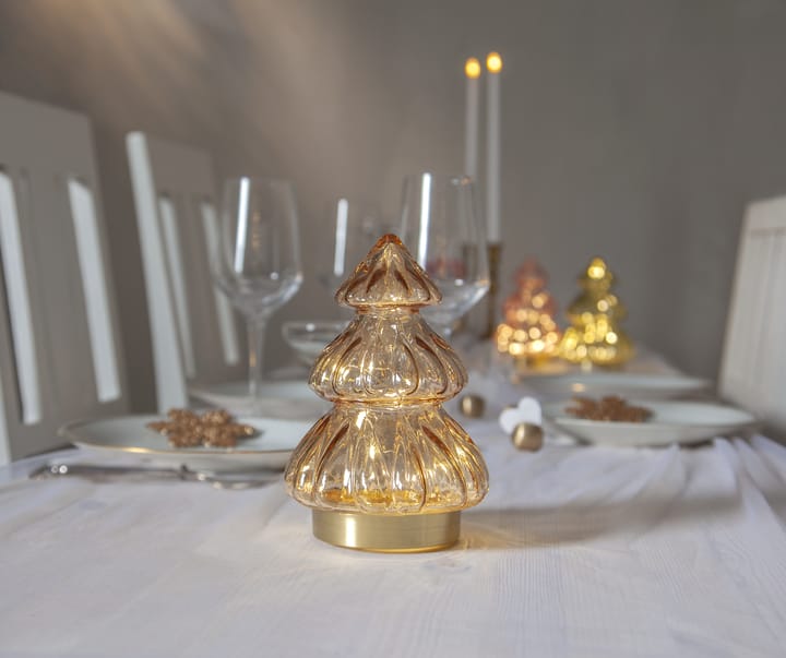 Iluminación navideña de mesa Abete 18 cm, Beige Star Trading