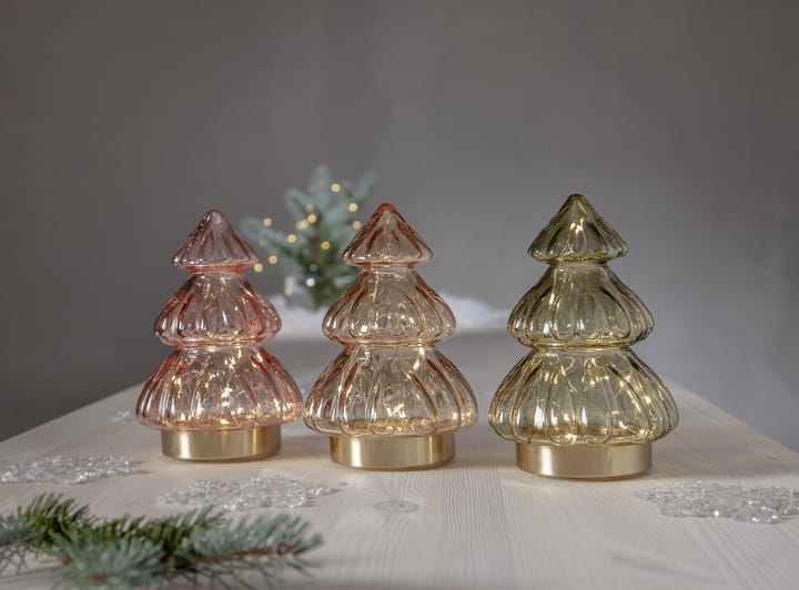 Iluminación navideña de mesa Abete 18 cm, Beige Star Trading