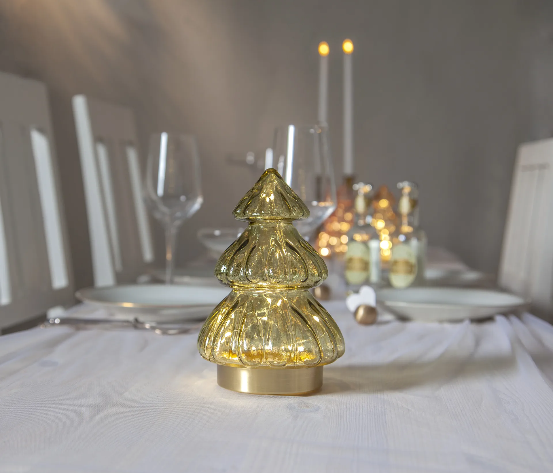 Iluminación navideña de mesa Abete 18 cm, Verde Star Trading