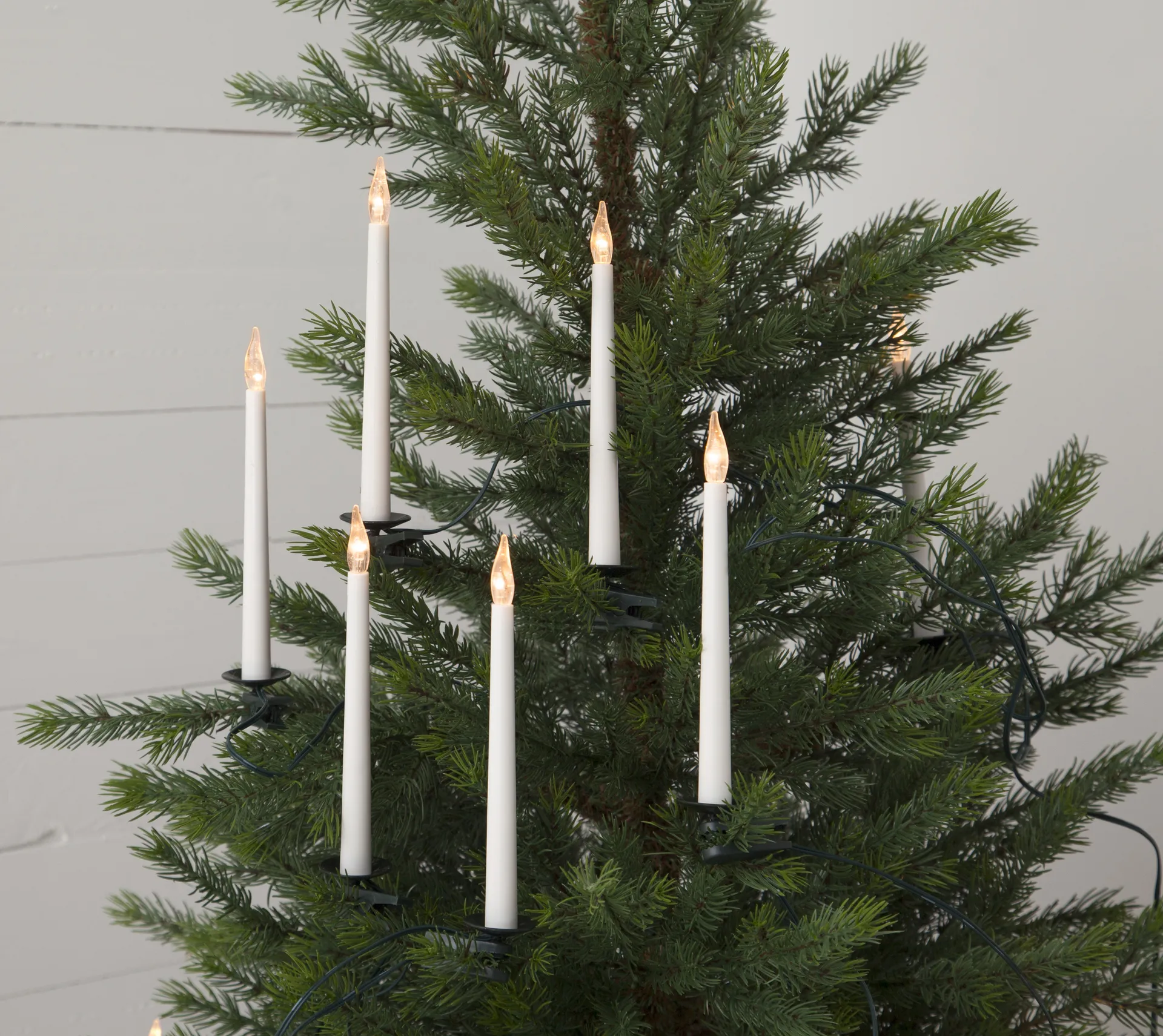 Luces para árbol de navidad SlimLine 16 lámparas, blanco Star Trading