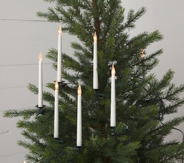 Luces para árbol de navidad SlimLine 16 lámparas - blanco - Star Trading