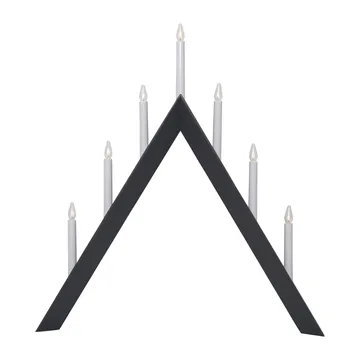 Portavelas de Adviento Arrow 64,5 cm - gris - Star Trading