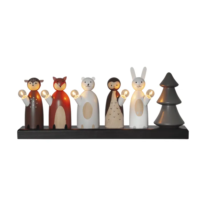 Portavelas Forest friends 44 cm - Multi - Star Trading