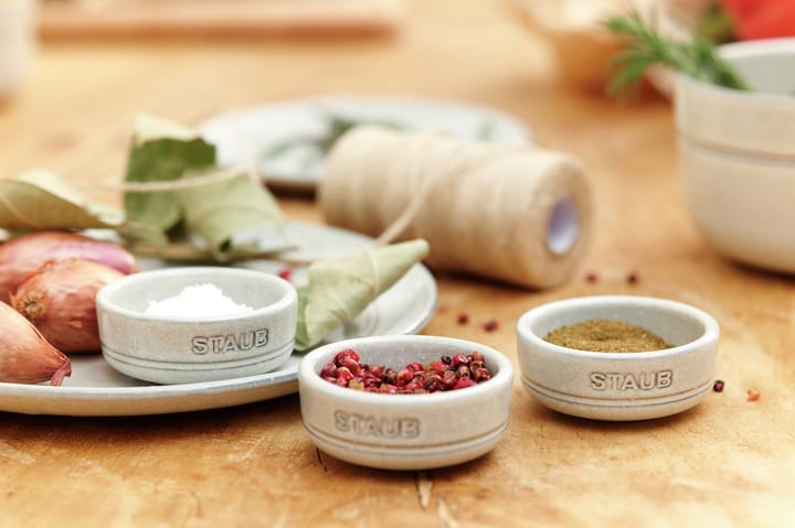 4 Boles mini Staub New White Truffle, Ø5 cm STAUB