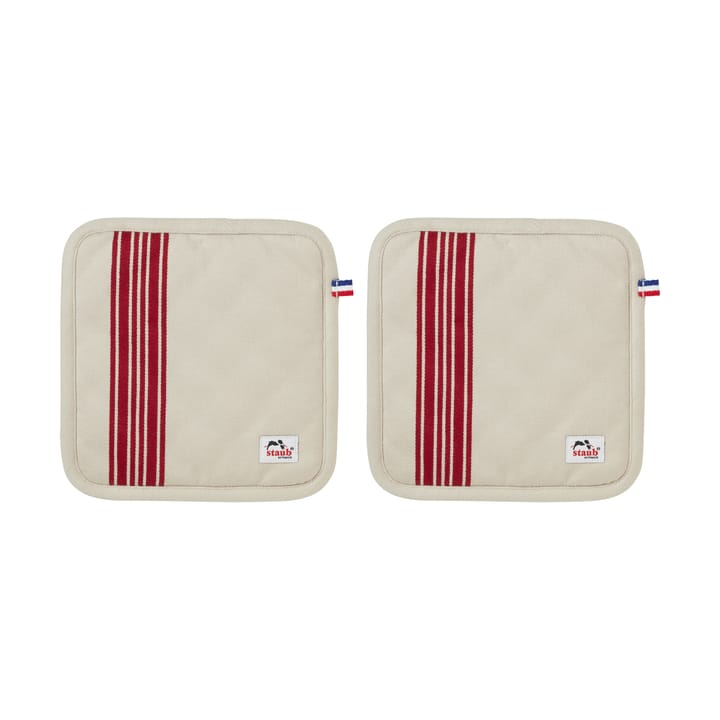 Agarrador Staub 21x21 cm set de 2, Cereza STAUB