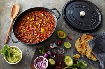 Cacerola de hierro fundido Staub La Cocotte oval 1 L - Negro - STAUB