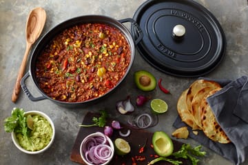Cacerola de hierro fundido Staub La Cocotte oval 3,2 L - Negro - STAUB