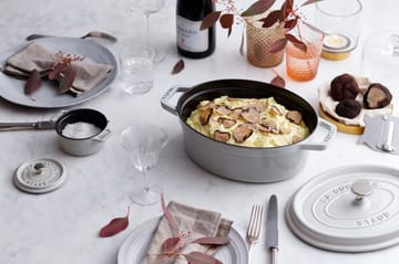 Cacerola de hierro fundido Staub La Cocotte oval 6,7 L - White truffle - STAUB