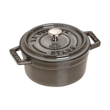 Cacerola de hierro fundido Staub La Cocotte redonda 0,25 L - Gris grafito - STAUB