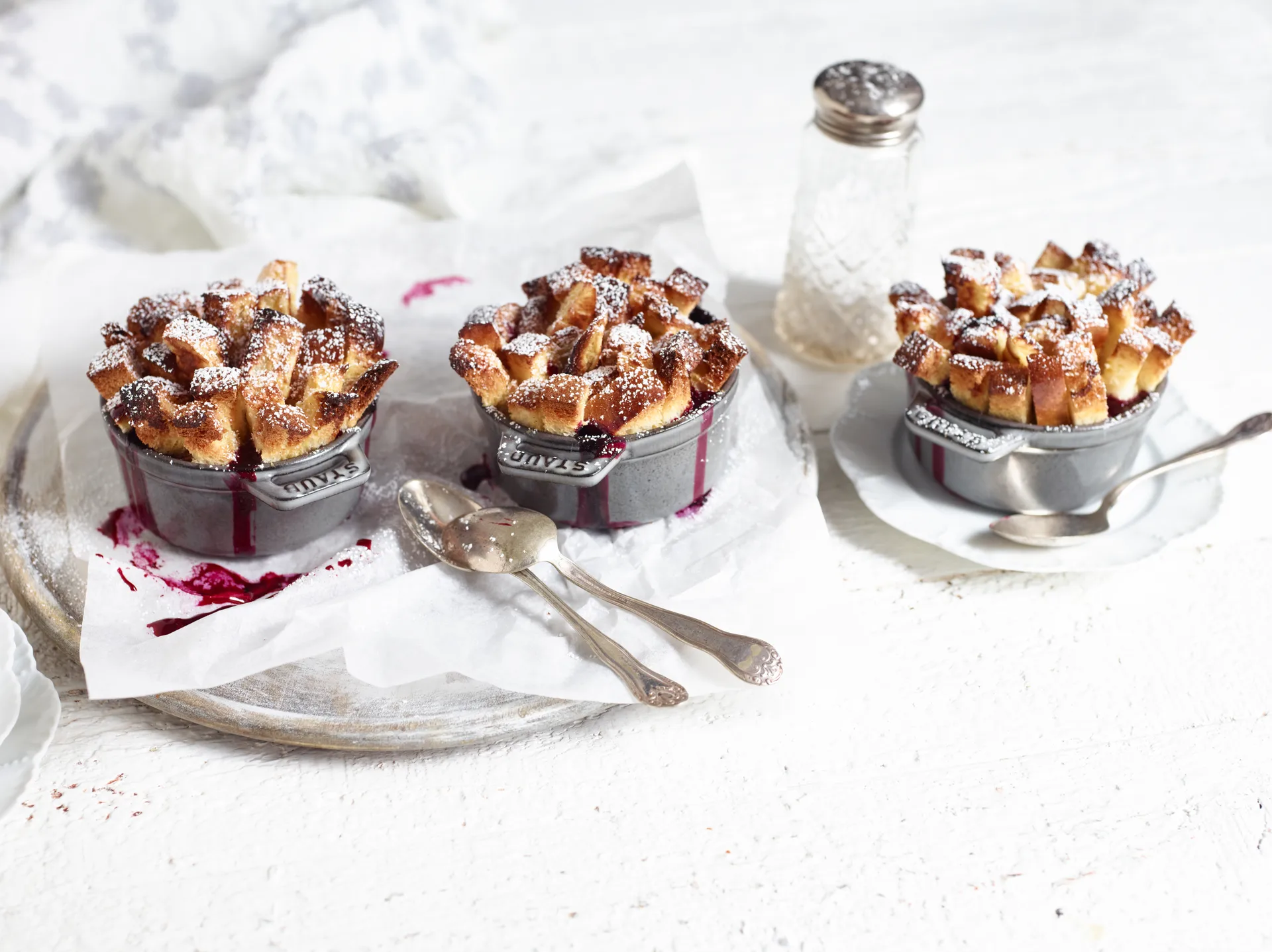 Cacerola de hierro fundido Staub La Cocotte redonda 0,25 L, Gris grafito STAUB