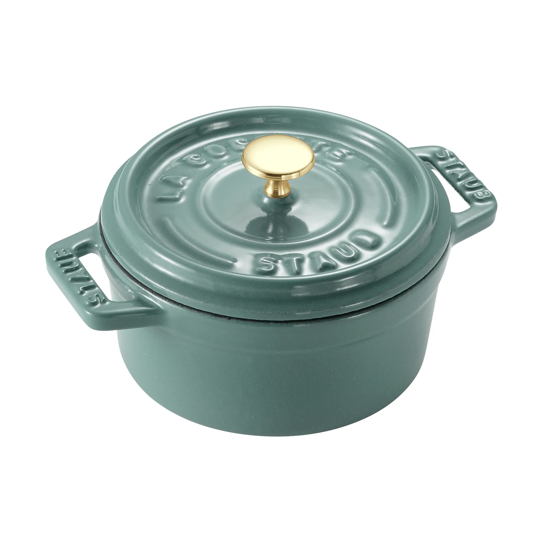 Cacerola de hierro fundido Staub La Cocotte redonda 0,25 L, Madera de eucalipto STAUB