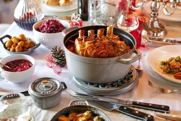 Cacerola de hierro fundido Staub La Cocotte redonda 12,6 L - Gris grafito - STAUB