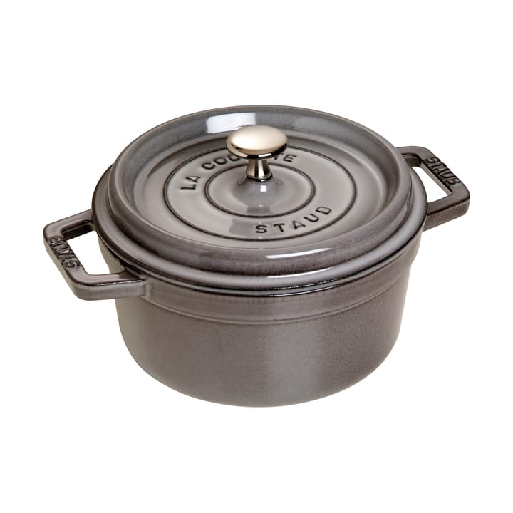 Cacerola de hierro fundido Staub La Cocotte redonda 2.2 L - Gris grafito - STAUB