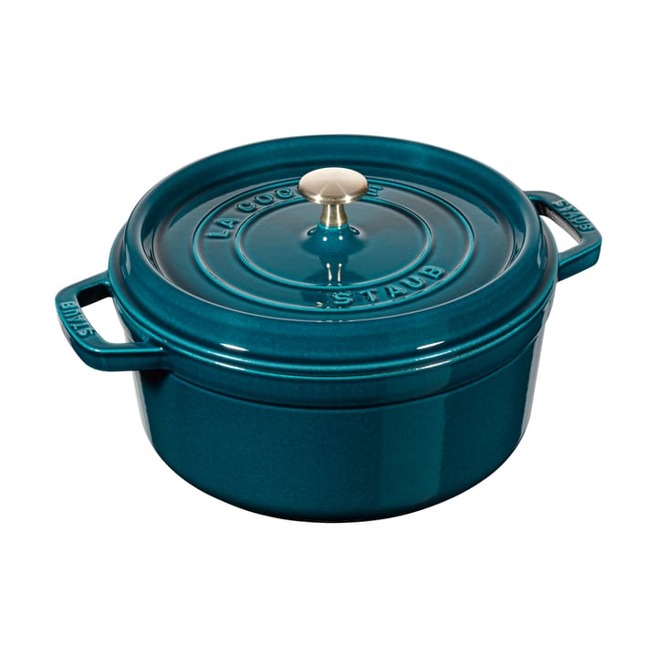 Cacerola de hierro fundido Staub La Cocotte redonda 2.2 L - La Mer - STAUB