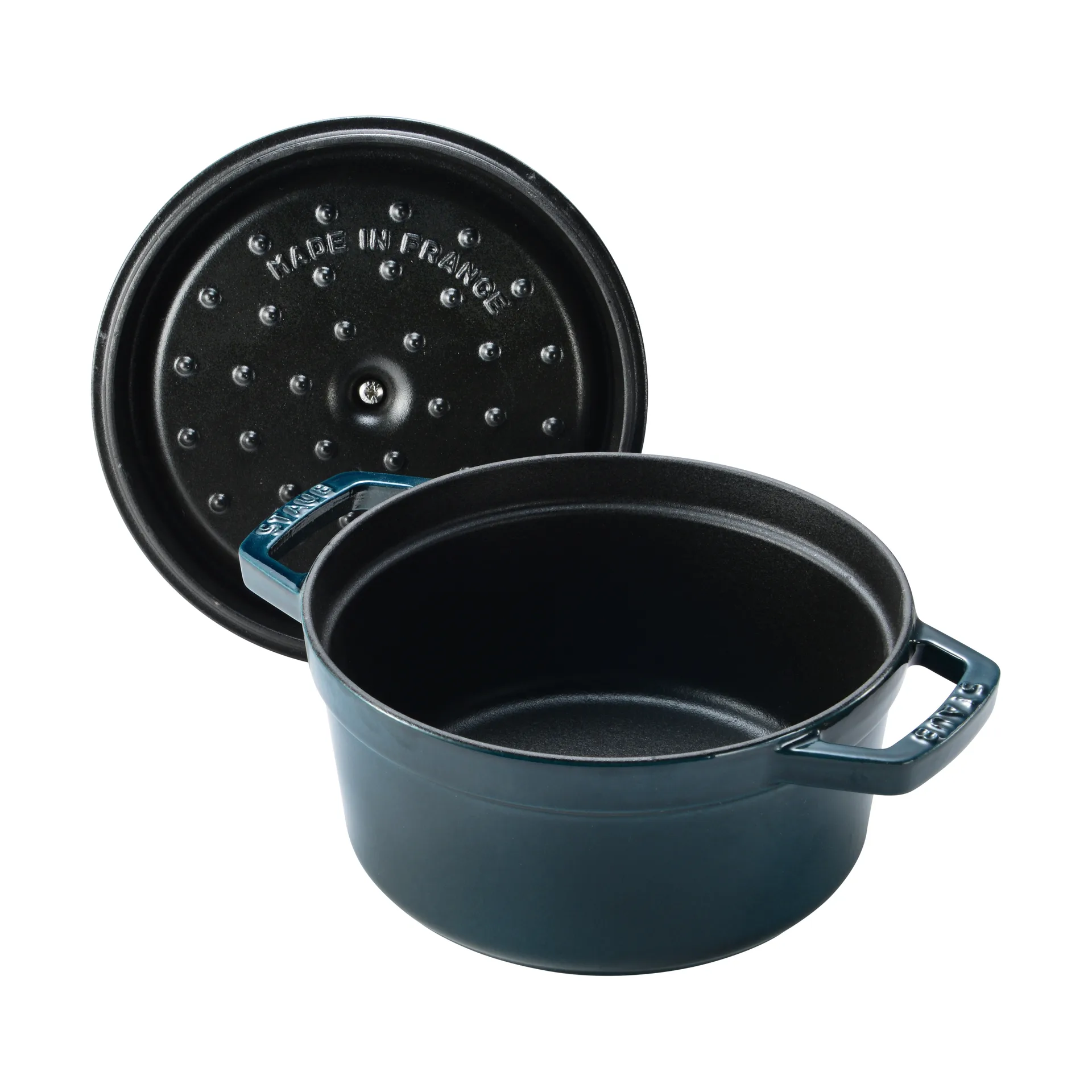 Cacerola de hierro fundido Staub La Cocotte redonda 2.2 L, La Mer STAUB