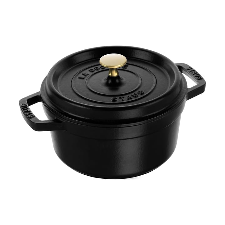 Cacerola de hierro fundido Staub La Cocotte redonda 2.2 L - Negro - STAUB