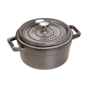 Cacerola de hierro fundido Staub La Cocotte redonda 2,5 L - Gris grafito - STAUB