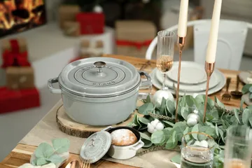 Cacerola de hierro fundido Staub La Cocotte redonda 2,5 L - Gris grafito - STAUB
