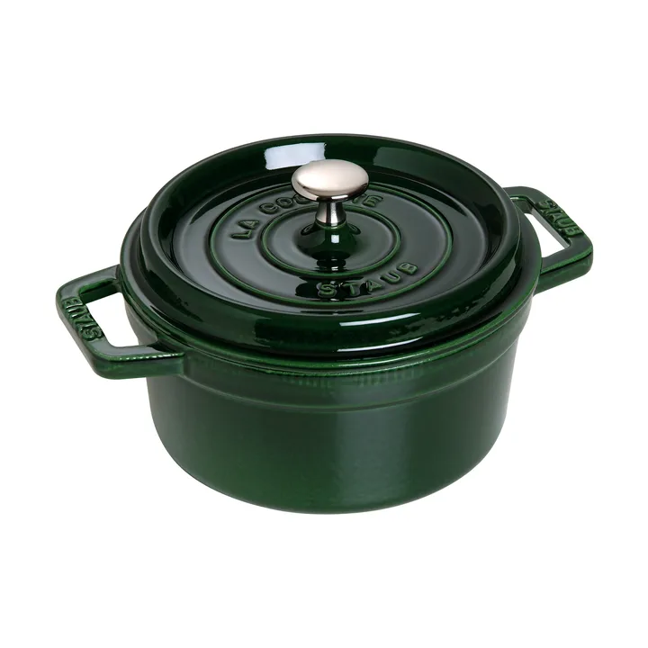 Cacerola de hierro fundido Staub La Cocotte redonda 2,5 L - Verde albahaca - STAUB