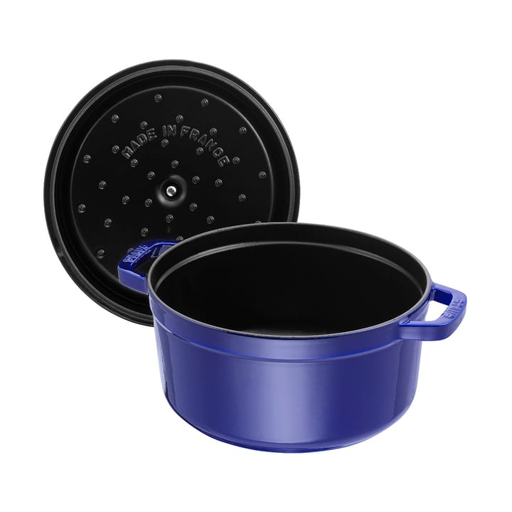 Cacerola de hierro fundido Staub La Cocotte redonda 2,6 L, Azul oscuro STAUB
