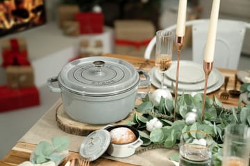Cacerola de hierro fundido Staub La Cocotte redonda 2,6 L - Gris grafito - STAUB