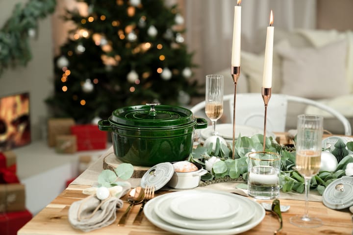 Cacerola de hierro fundido Staub La Cocotte redonda 2,6 L, Verde albahaca STAUB