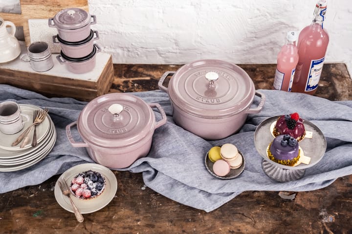 Cacerola de hierro fundido Staub La Cocotte redonda 3,8 L, Cherry Blossom STAUB