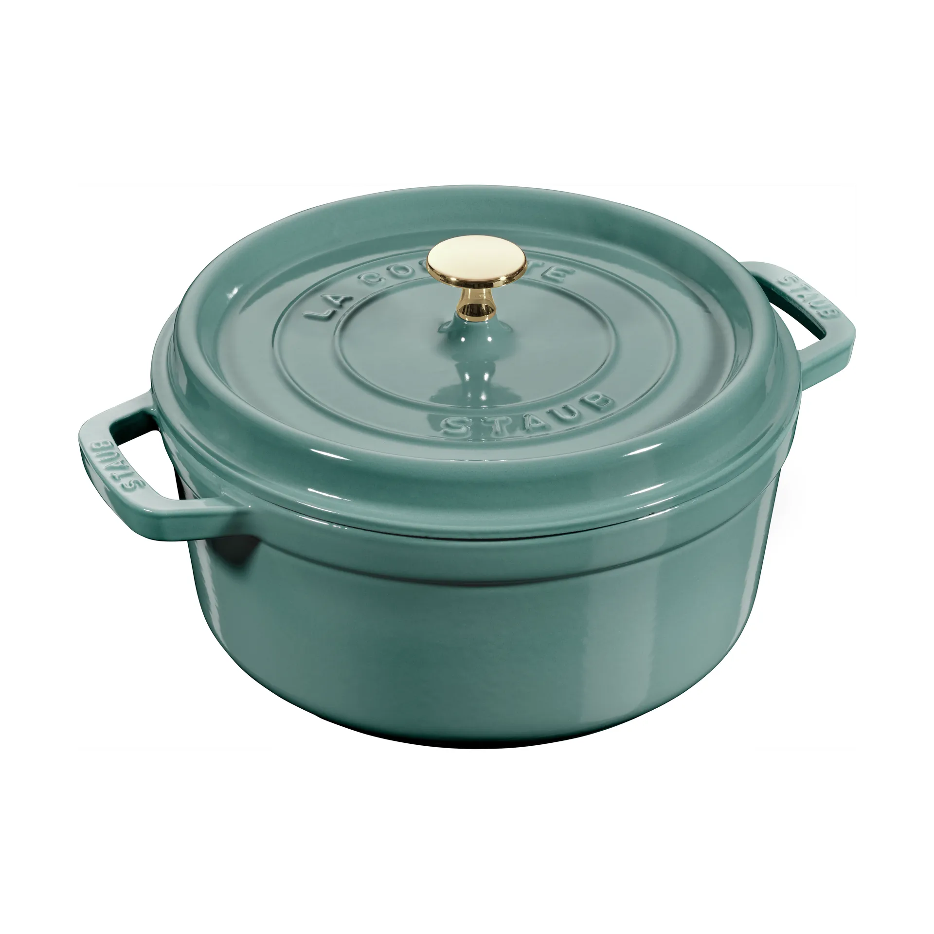 Cacerola de hierro fundido Staub La Cocotte redonda 3,8 L, Madera de eucalipto STAUB