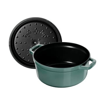 Cacerola de hierro fundido Staub La Cocotte redonda 3,8 L - Madera de eucalipto - STAUB