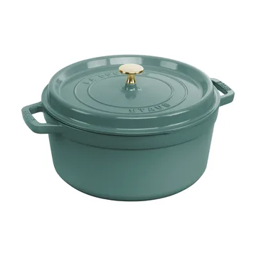 Cacerola de hierro fundido Staub La Cocotte redonda 5,2 L - Madera de eucalipto - STAUB