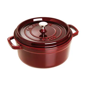 Cacerola de hierro fundido Staub La Cocotte redonda 5,25 L - Rojo granadina - STAUB