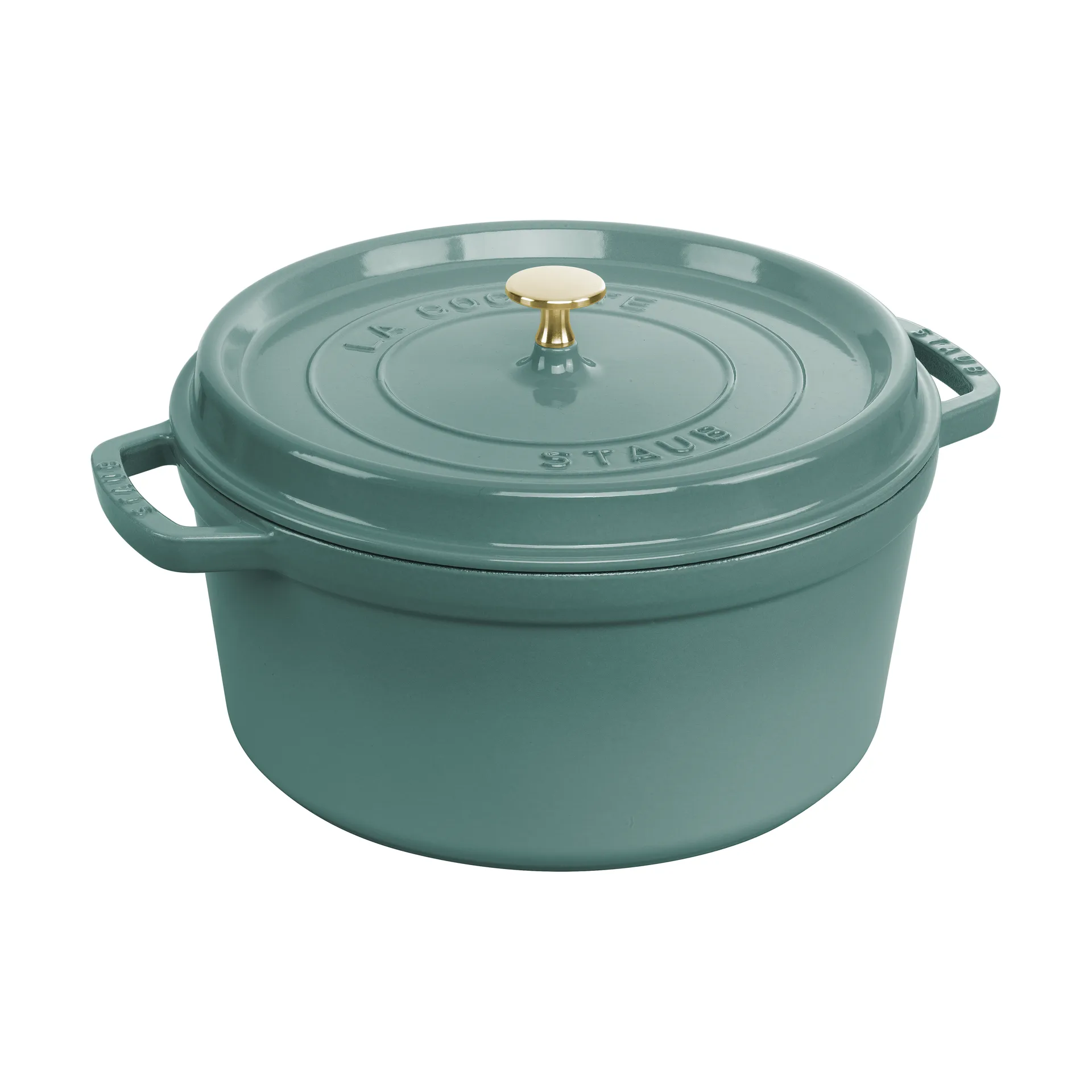 Cacerola de hierro fundido Staub La Cocotte redonda 6,7 L, Madera de eucalipto STAUB