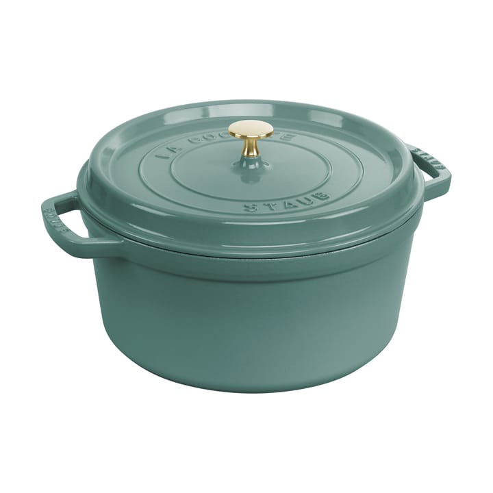 Cacerola de hierro fundido Staub La Cocotte redonda 6,7 L - Madera de eucalipto - STAUB