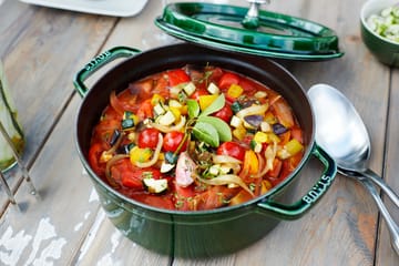 Cacerola de hierro fundido Staub La Cocotte redonda 6,7 L - Verde albahaca - STAUB