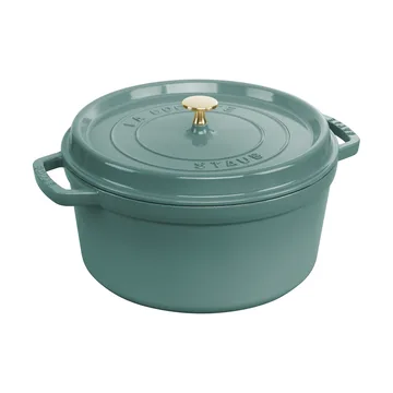 Cacerola de hierro fundido Staub La Cocotte redonda 6,75 L - Madera de eucalipto - STAUB