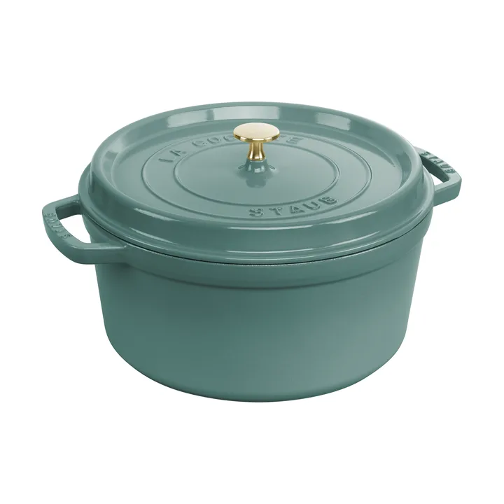 Cacerola de hierro fundido Staub La Cocotte redonda 6,75 L - Madera de eucalipto - STAUB