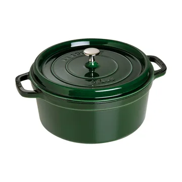 Cacerola de hierro fundido Staub La Cocotte redonda 6,75 L - Verde albahaca - STAUB