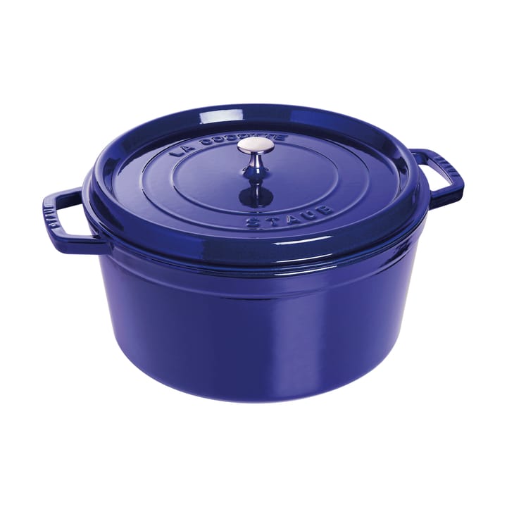 Cacerola de hierro fundido Staub La Cocotte redonda 8,4 L - Azul oscuro - STAUB