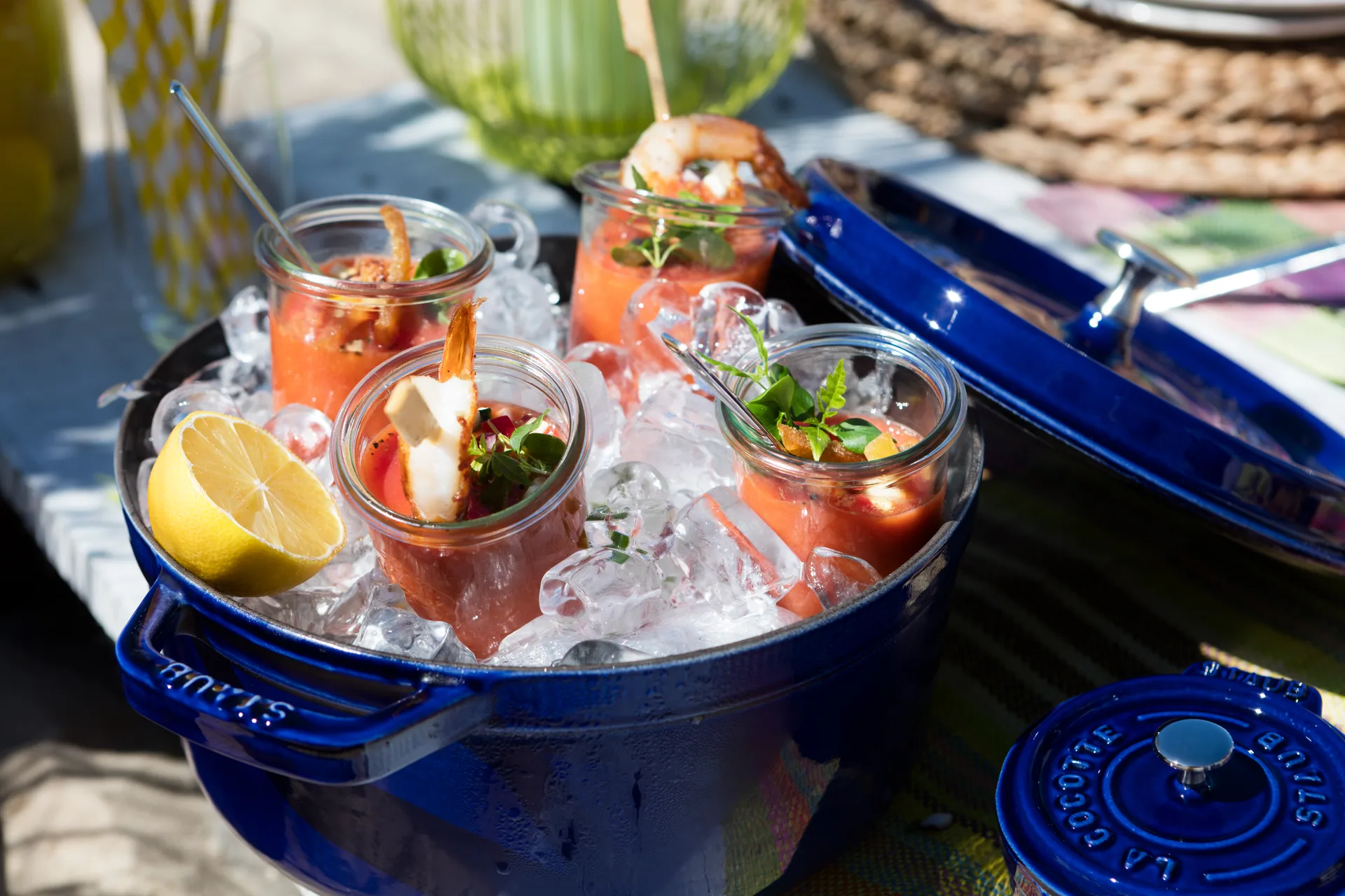 Cacerola de hierro fundido Staub La Cocotte redonda 8,4 L, Azul oscuro STAUB