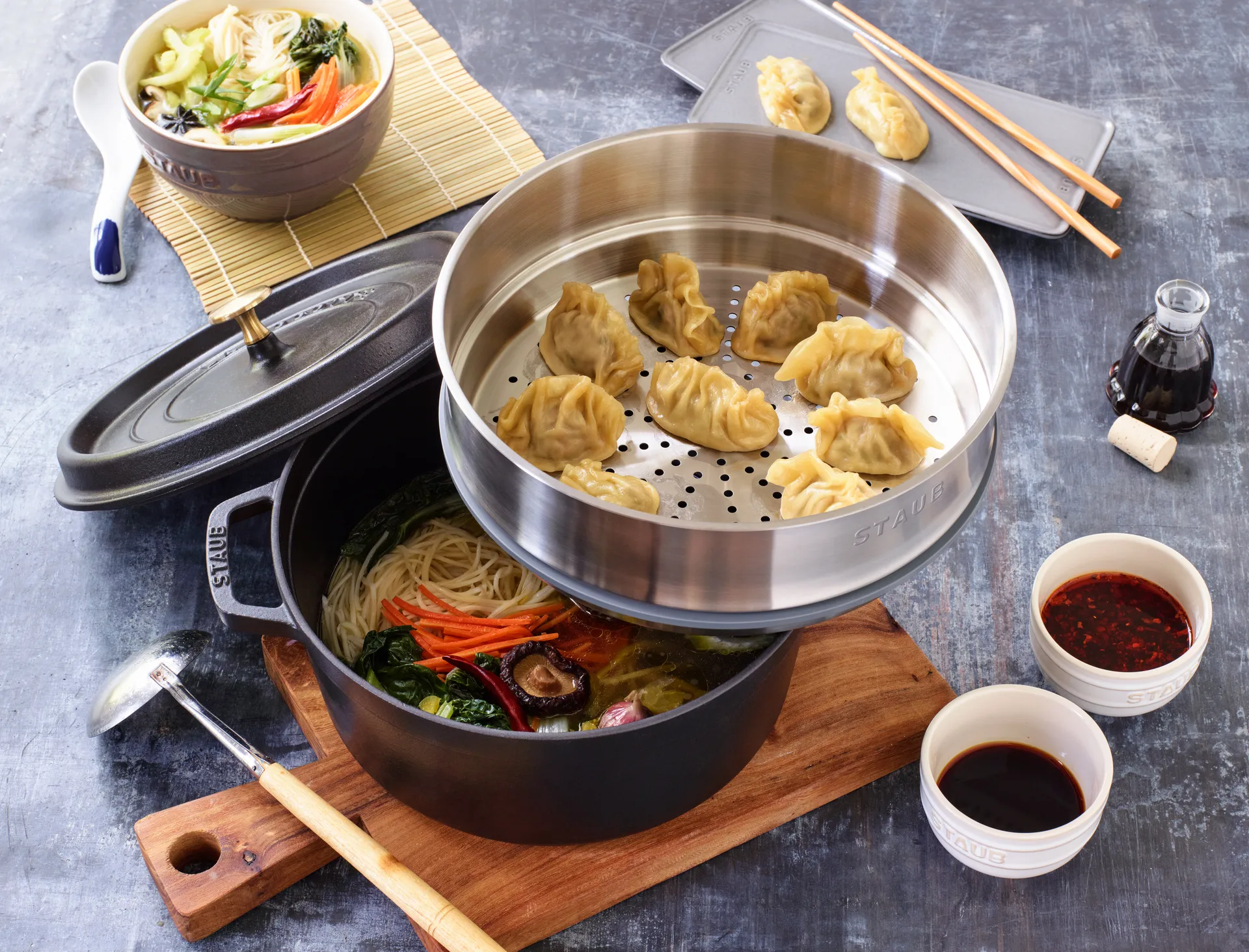 Cesta de vapor Staub para cacerola Ø26 cm, Acero inoxidable STAUB