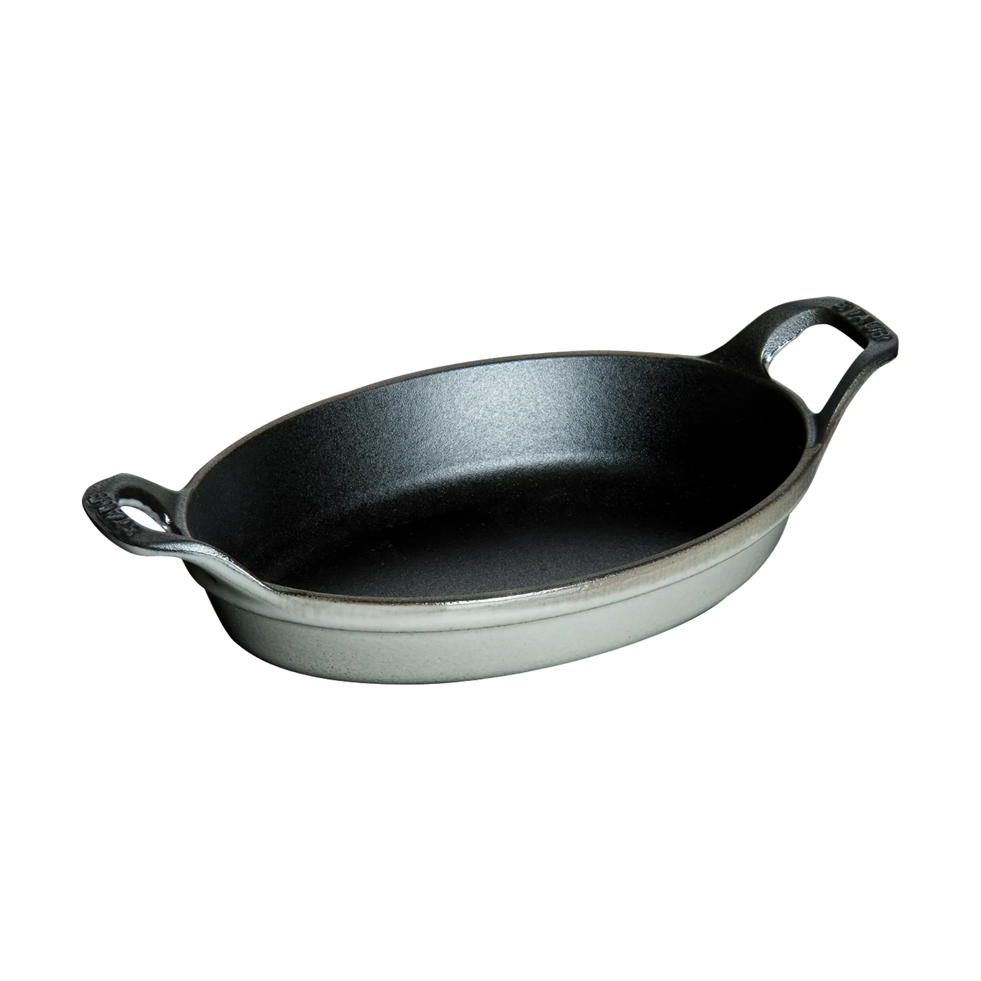 Fuente  de horno Staub oval de hierro fundido 15 cm, Gris grafito STAUB
