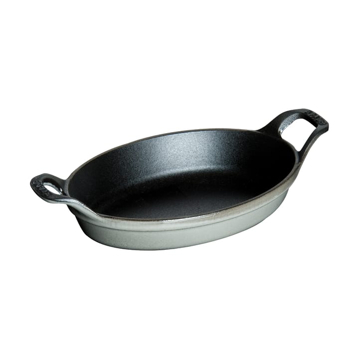 Fuente  de horno Staub oval de hierro fundido 15 cm - Gris grafito - STAUB