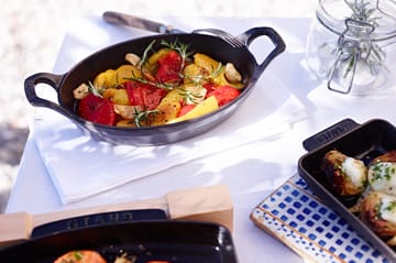Fuente  de horno Staub oval de hierro fundido 15 cm - Gris grafito - STAUB