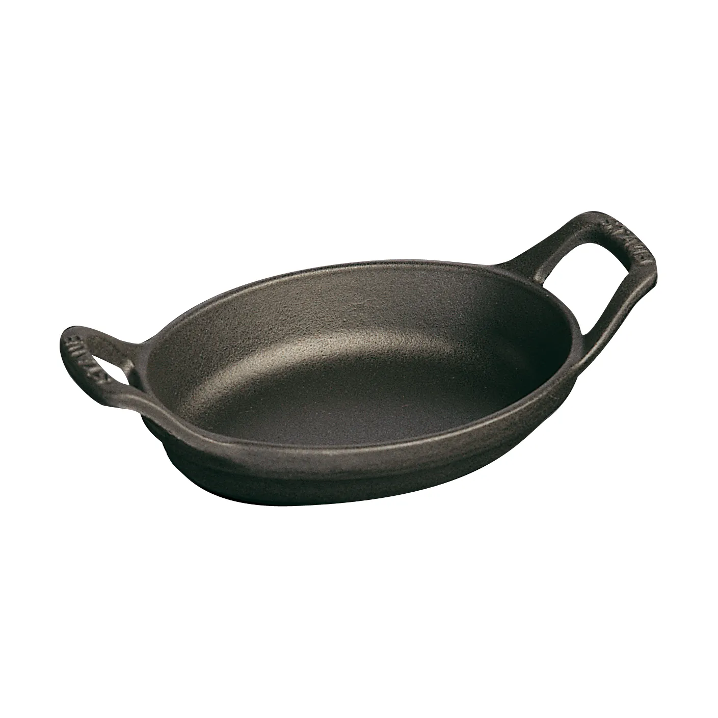 Fuente  de horno Staub oval de hierro fundido 15 cm, Negro STAUB