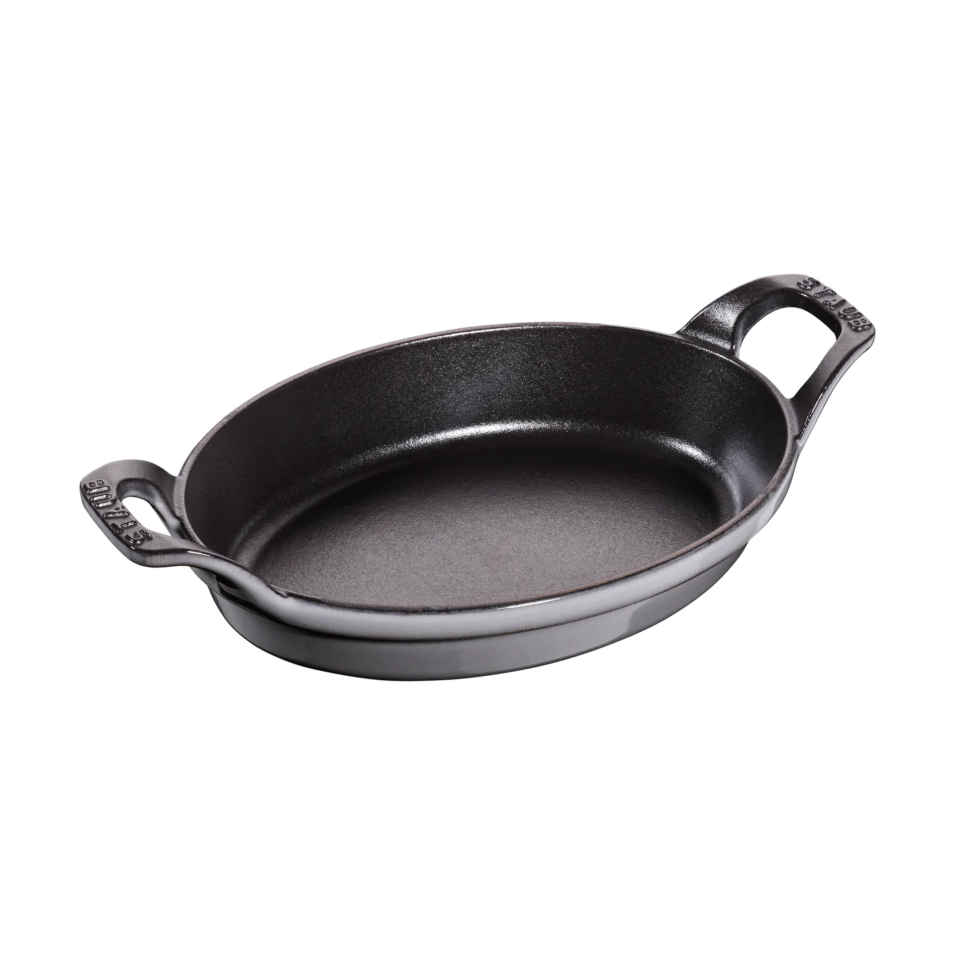 Fuente  de horno Staub oval de hierro fundido 21 cm, Gris grafito STAUB