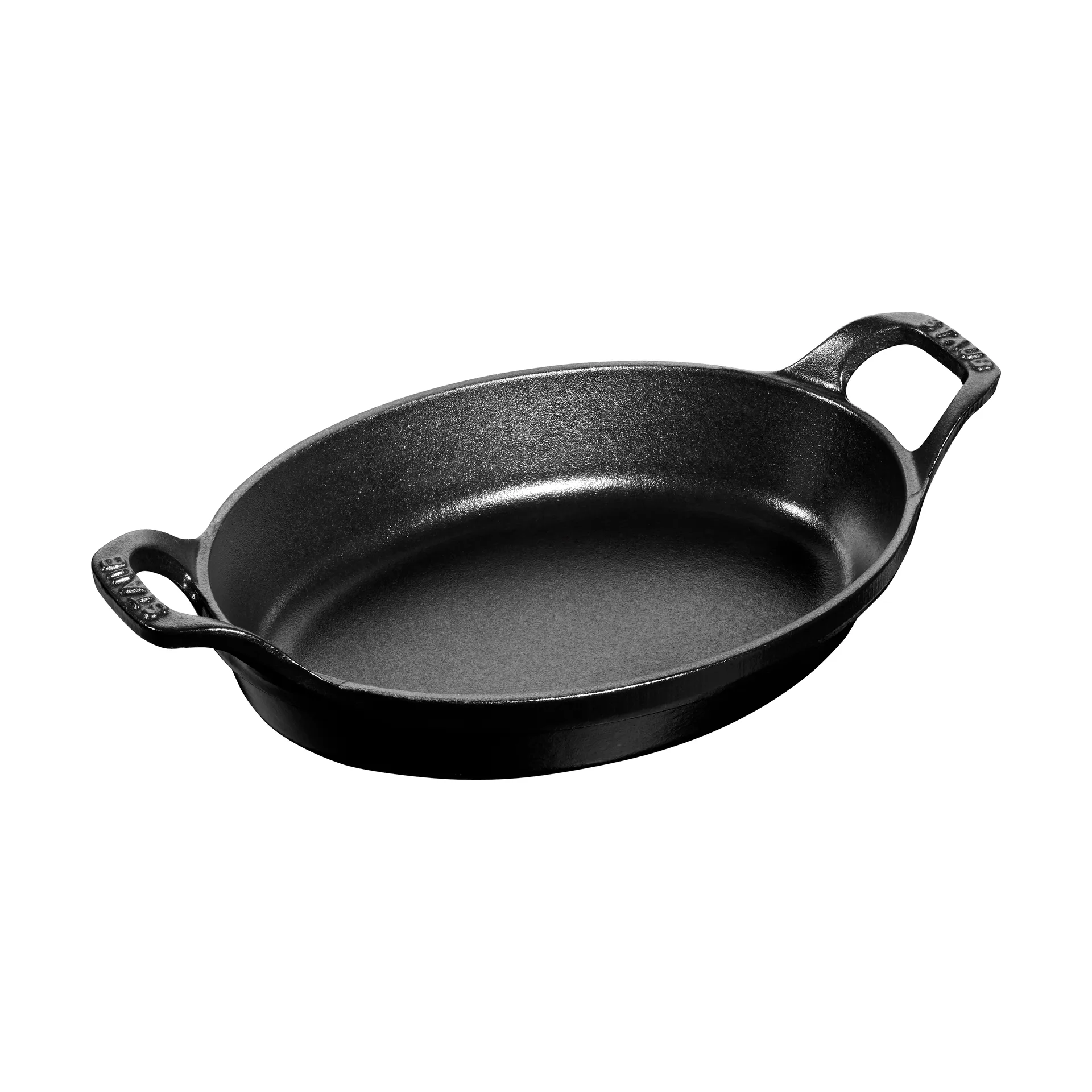 Fuente  de horno Staub oval de hierro fundido 28 cm, Negro STAUB