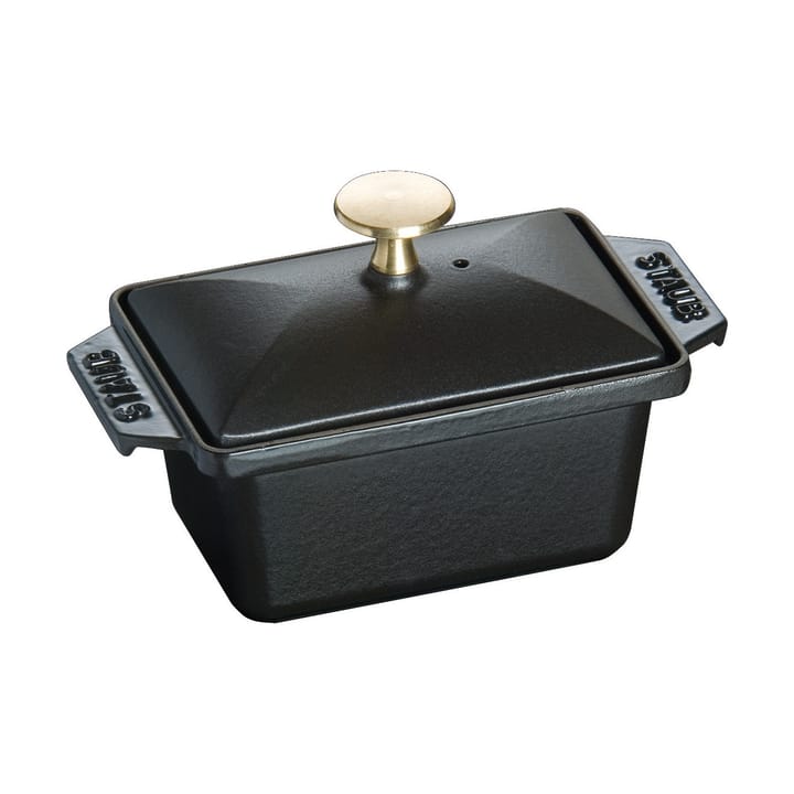 Fuente de horno Staub Terrine de hierro fundido negro - 15x11 cm - STAUB