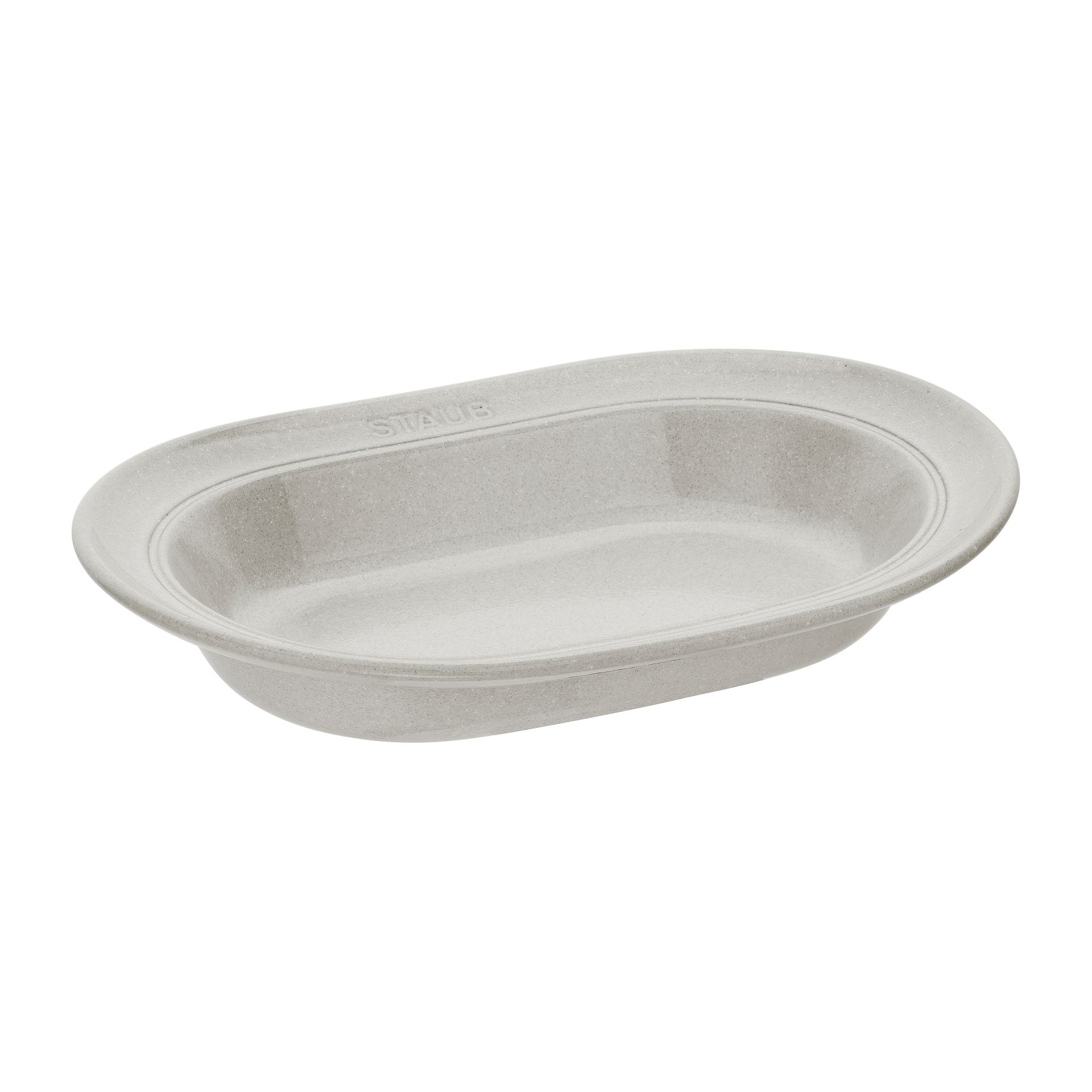 Fuente ovalada Staub New White Truffle, 25 cm STAUB