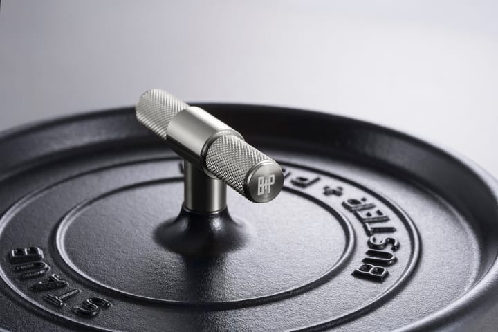 Mango Buster & Punsch en forma de T 8 cm, Acero inoxidable STAUB