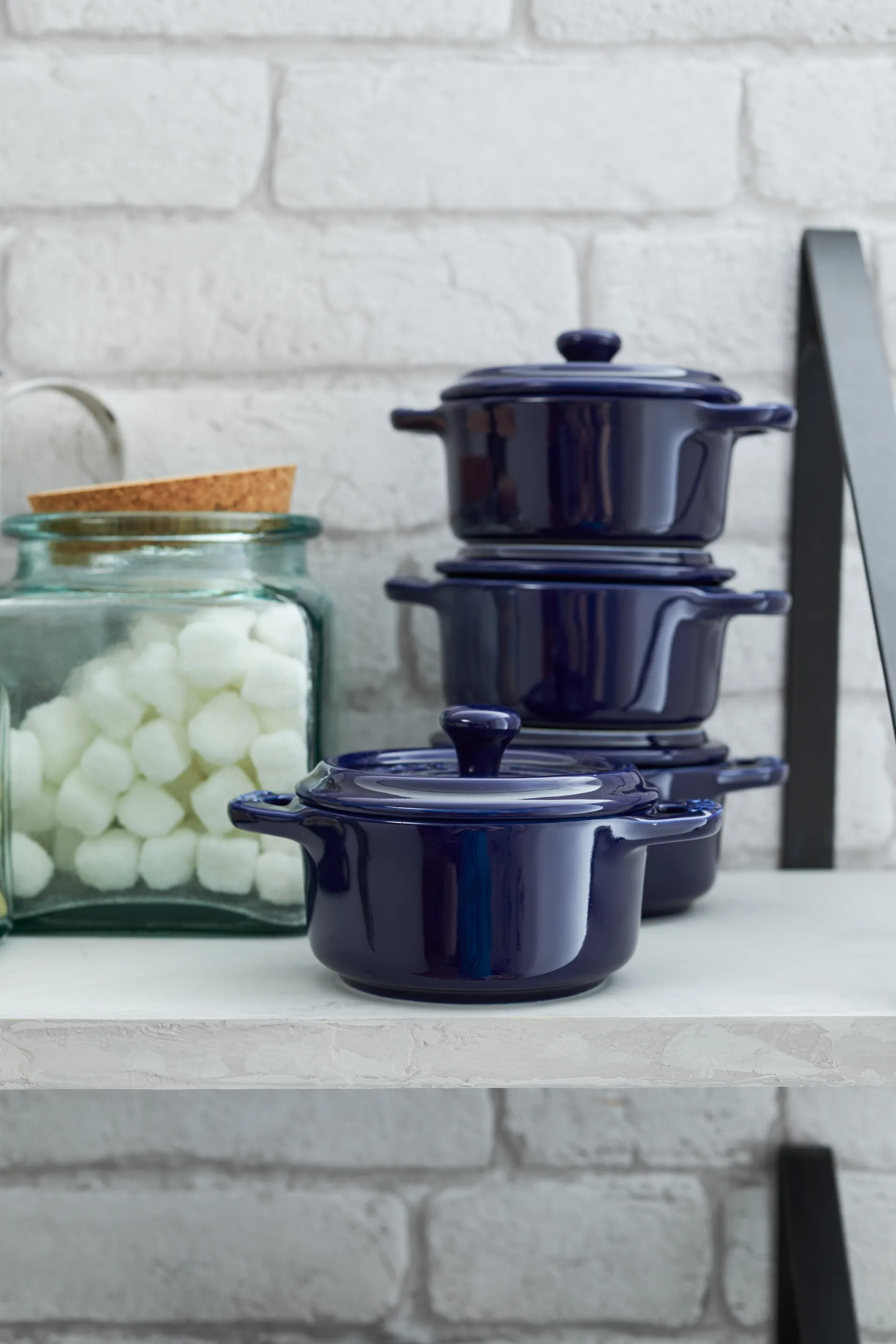 Miniolla Staub redonda 0,2 l, azul STAUB